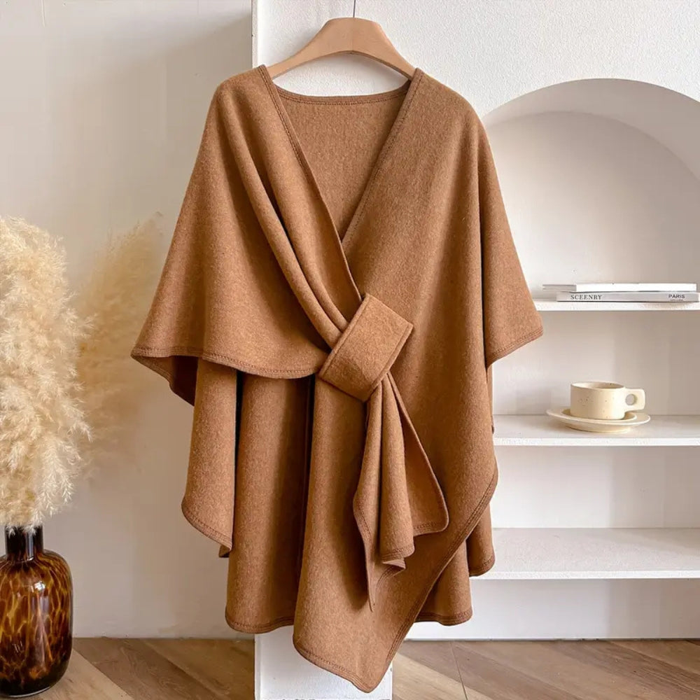 ModeGeist | Damen Winddichter Poncho Schal Mantel