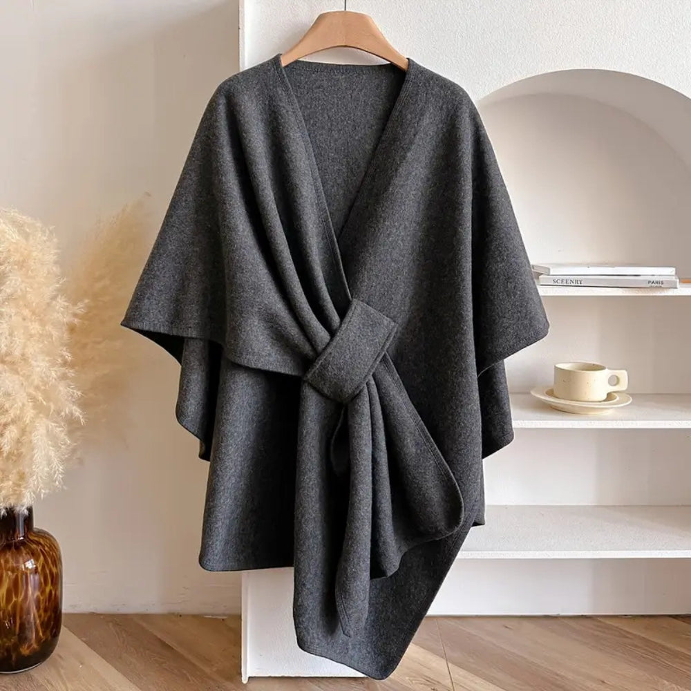 ModeGeist | Damen Winddichter Poncho Schal Mantel