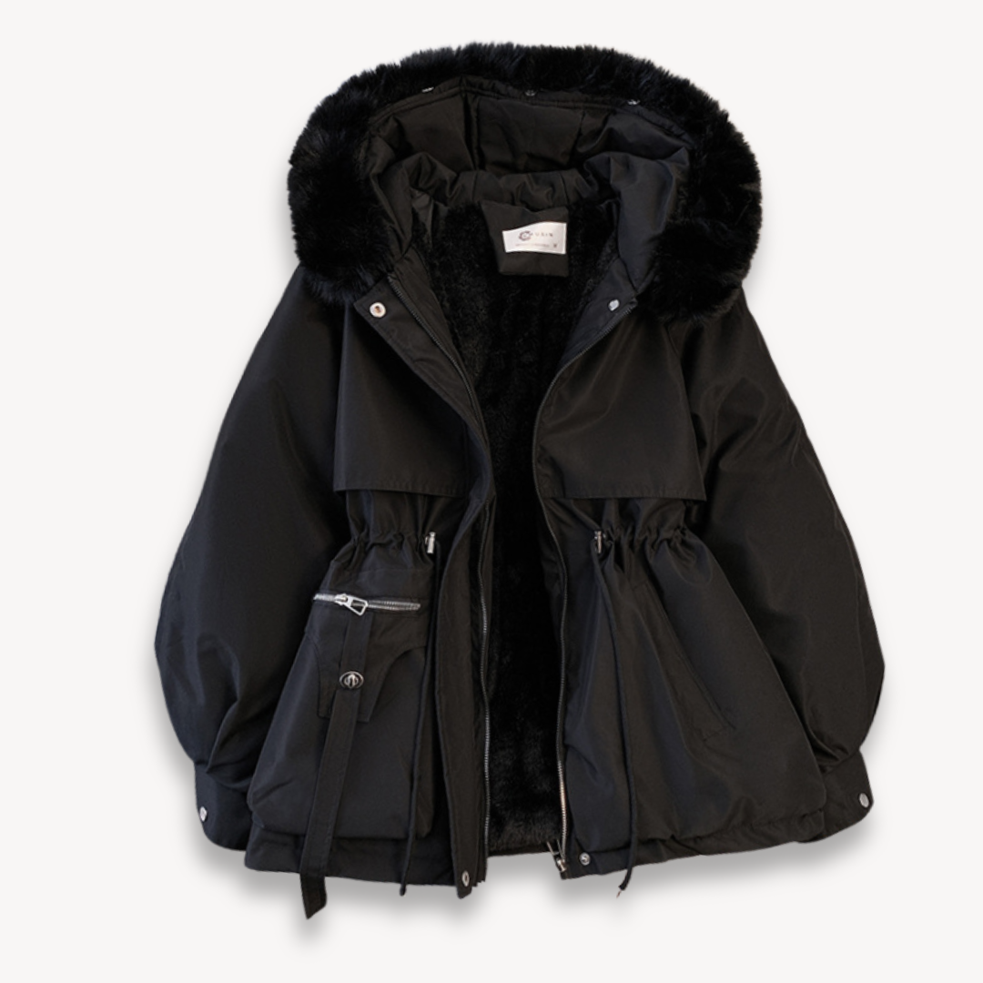 ModeGeist | Damen Winterparka mit abnehmbarem Kapuze