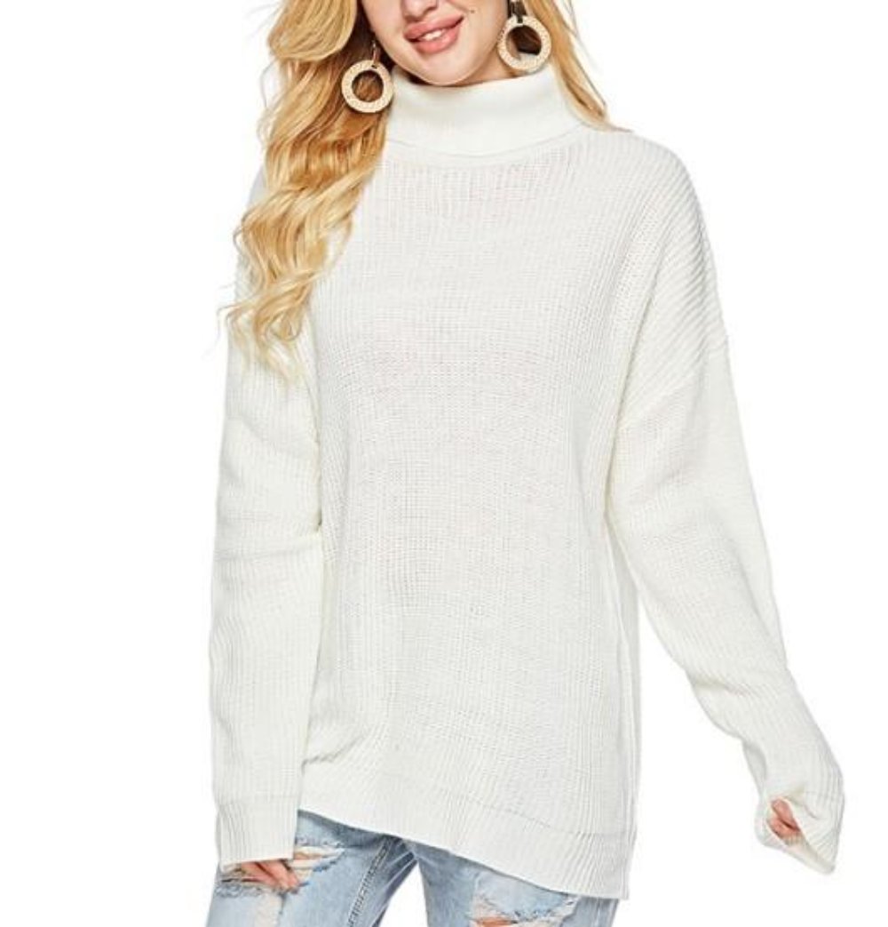 ModeGeist | Rollkragenpullover Weicher Strick Lässiger Komfort