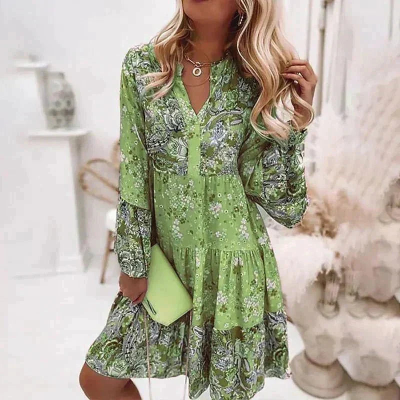 Xavilda Sommerkleid mit Blumenmuster