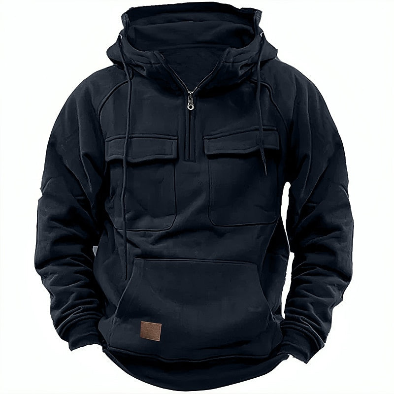 Stilvoller warmer Kapuzenpullover von Fudus