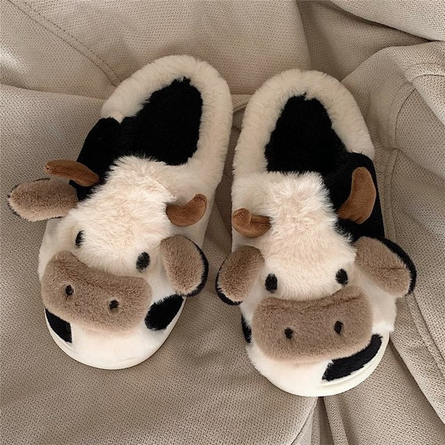 ModeGeist | Bequeme Damen Hausschuhe mit Tiermuster