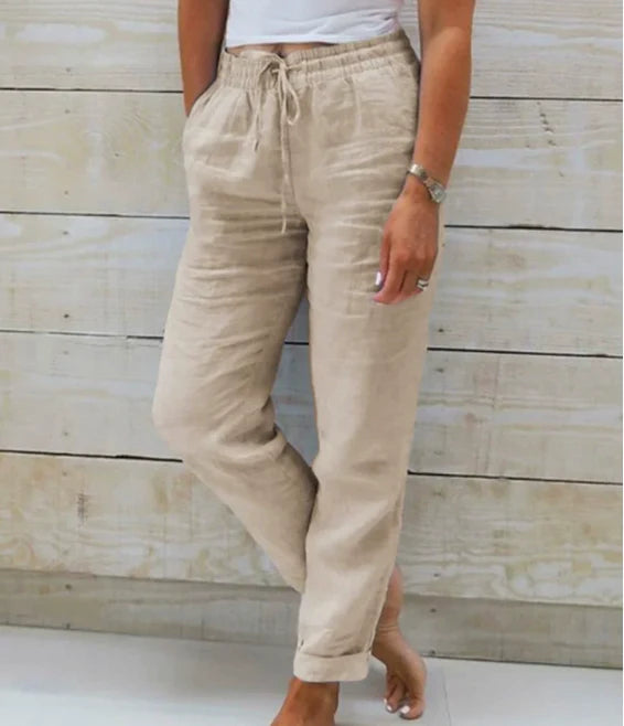 Aurelia: Wide Linen Trousers