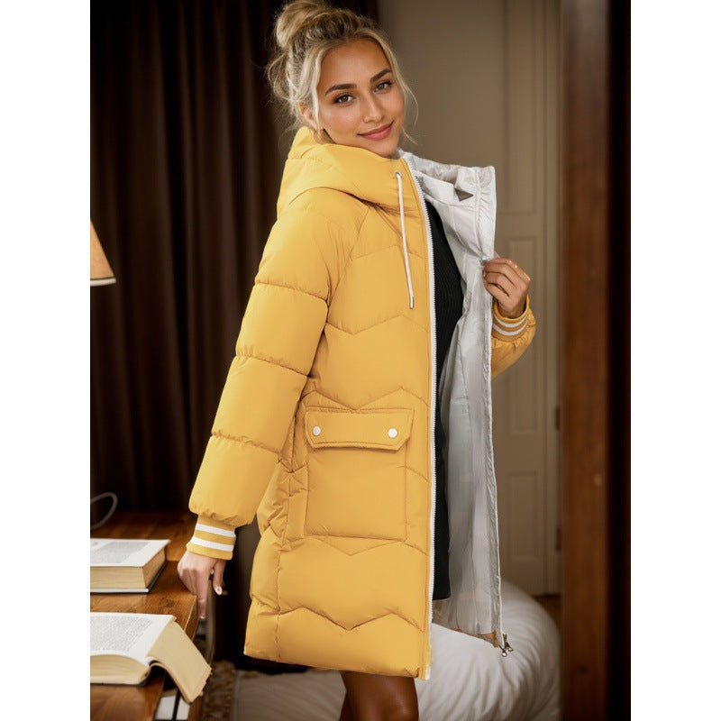 ModeGeist | Gefütterte Kapuzenjacke für Damen