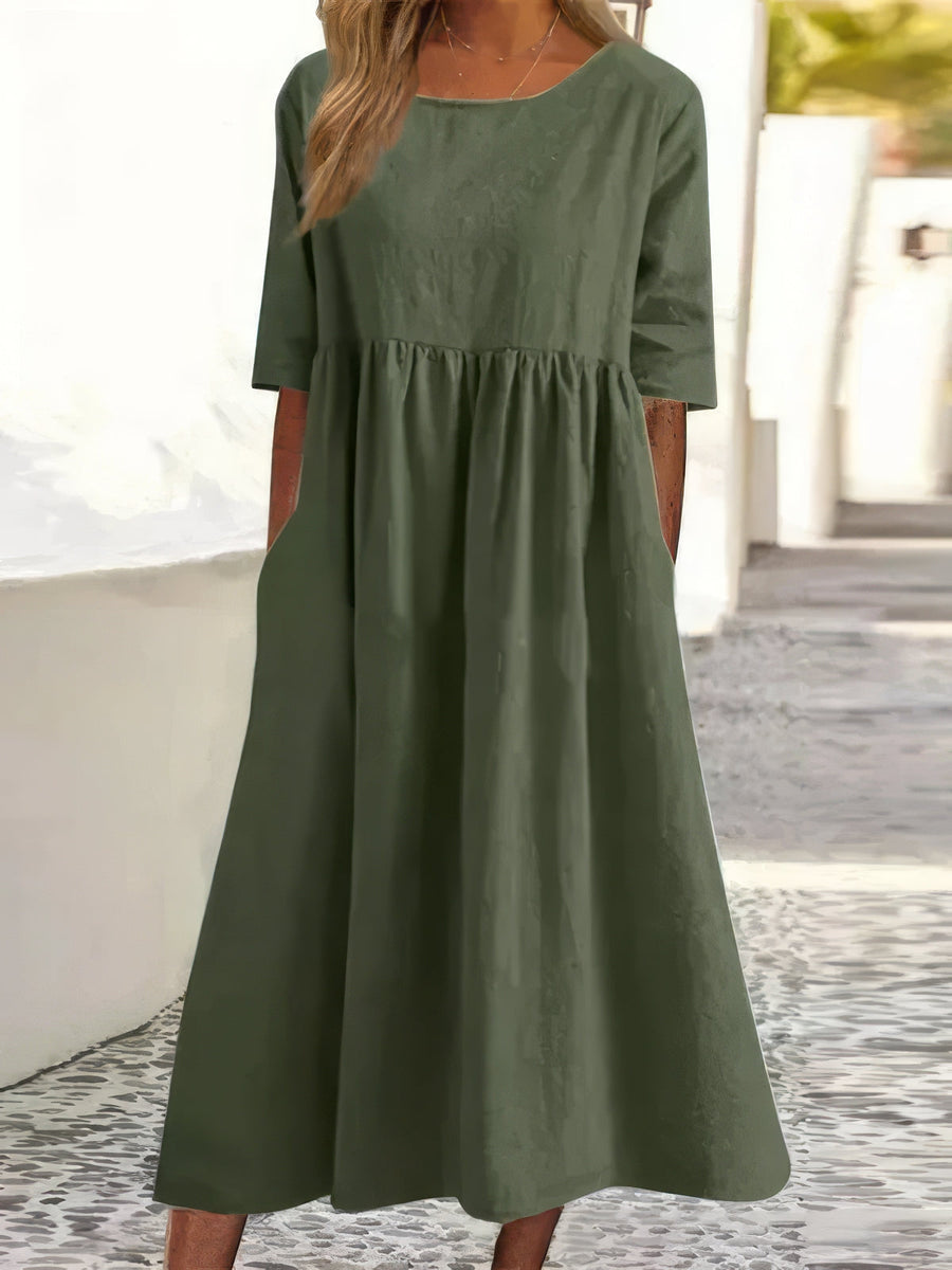 AMIRA – Kleid mit Taschen und Reißverschluss