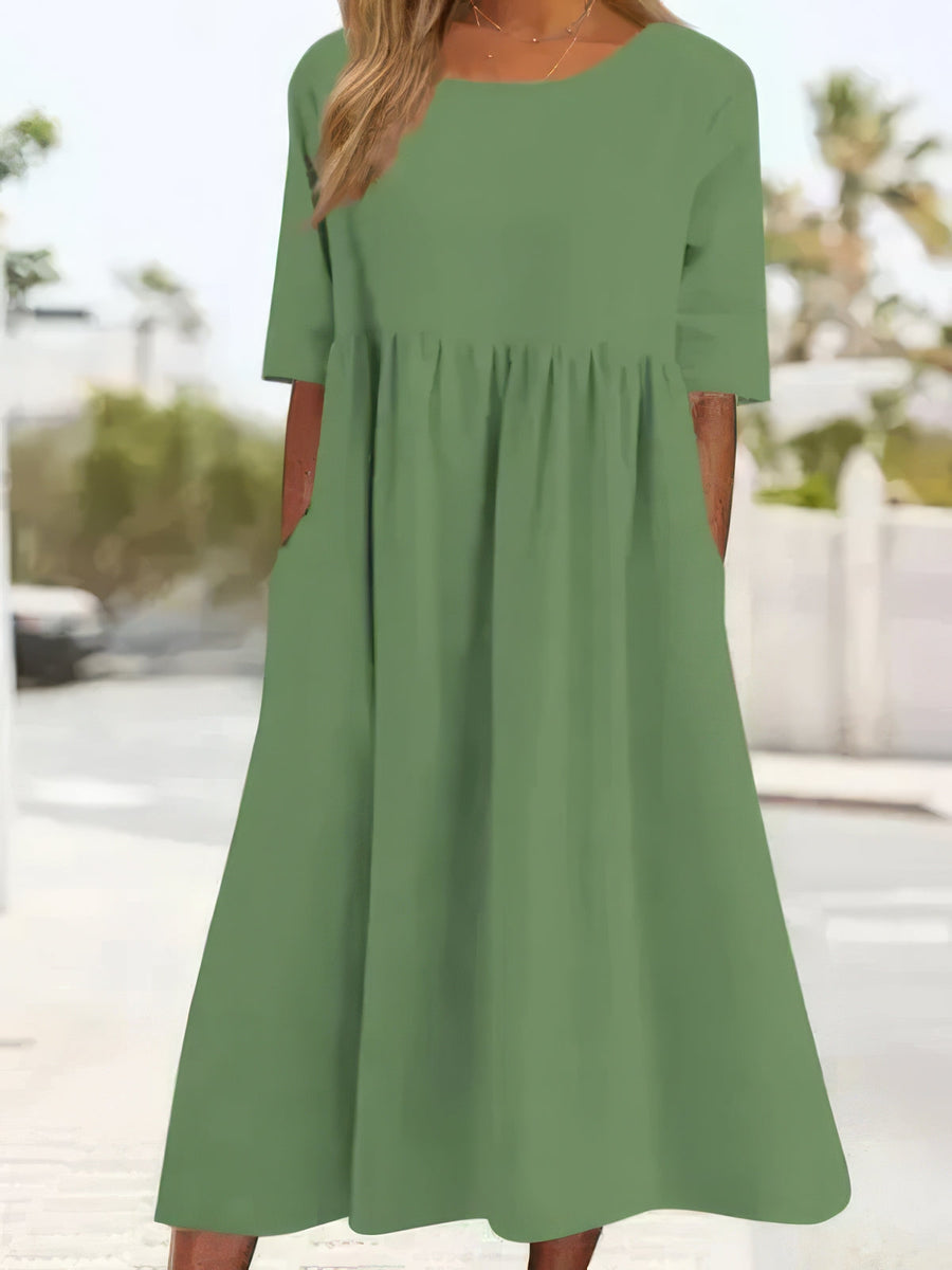 AMIRA – Kleid mit Taschen und Reißverschluss