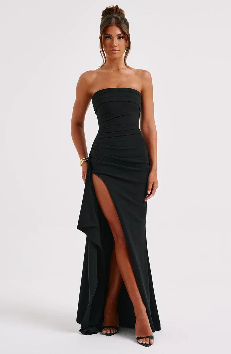 ModeGeist | Gedrehtes Maxi-Kleid