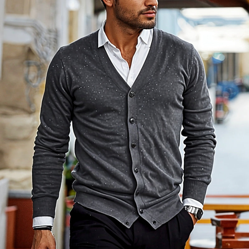 Männers Strickjacke Rafael - elegant