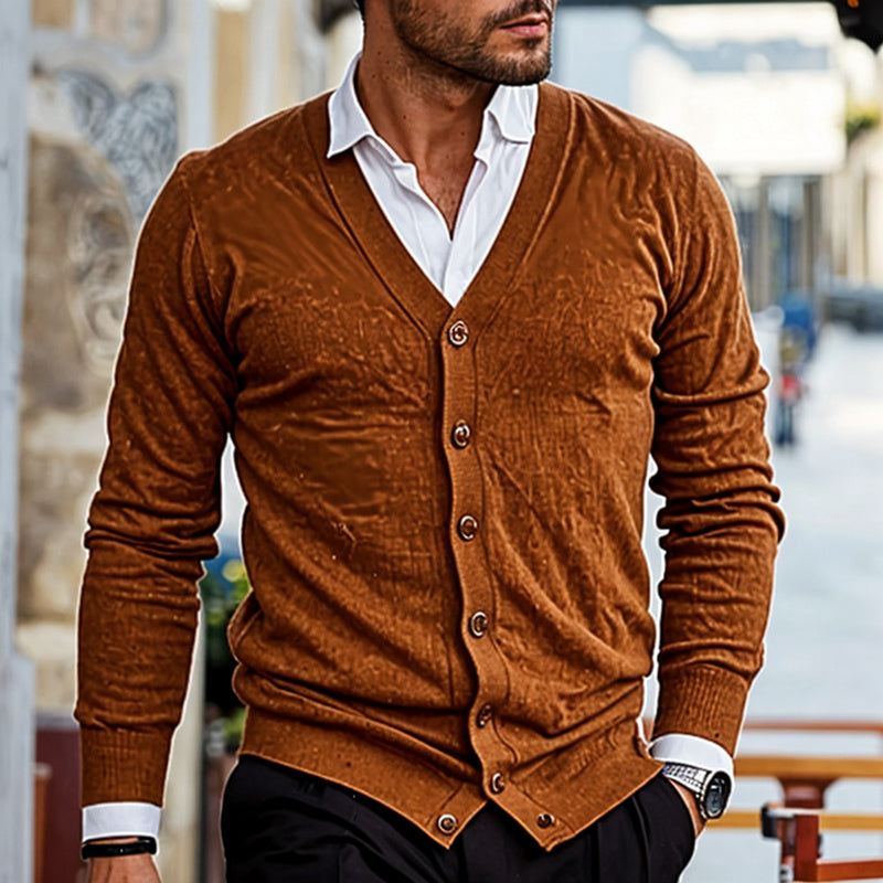 Männers Strickjacke Rafael - elegant