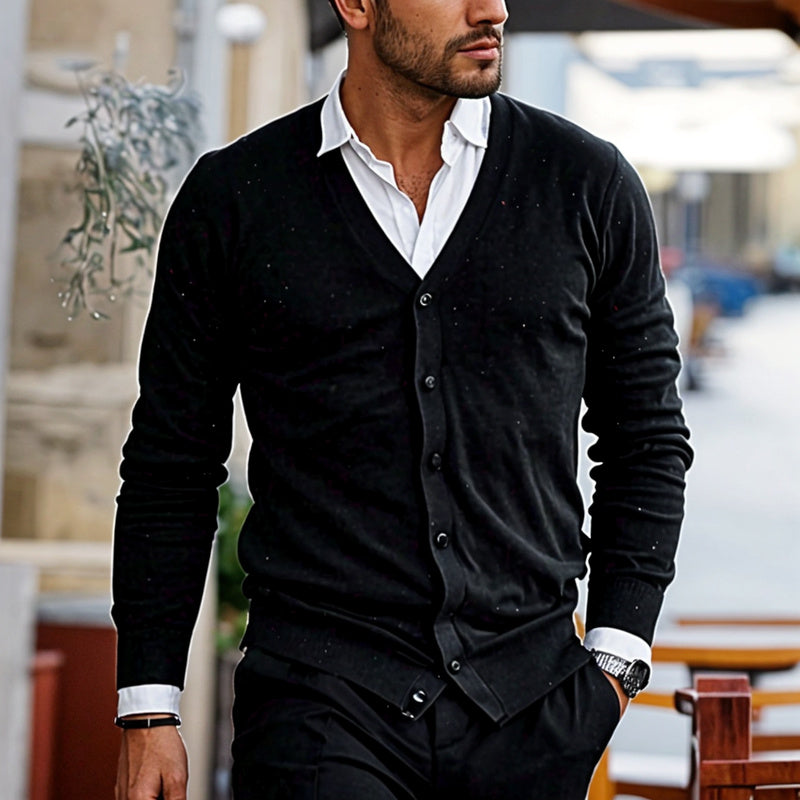 Männers Strickjacke Rafael - elegant