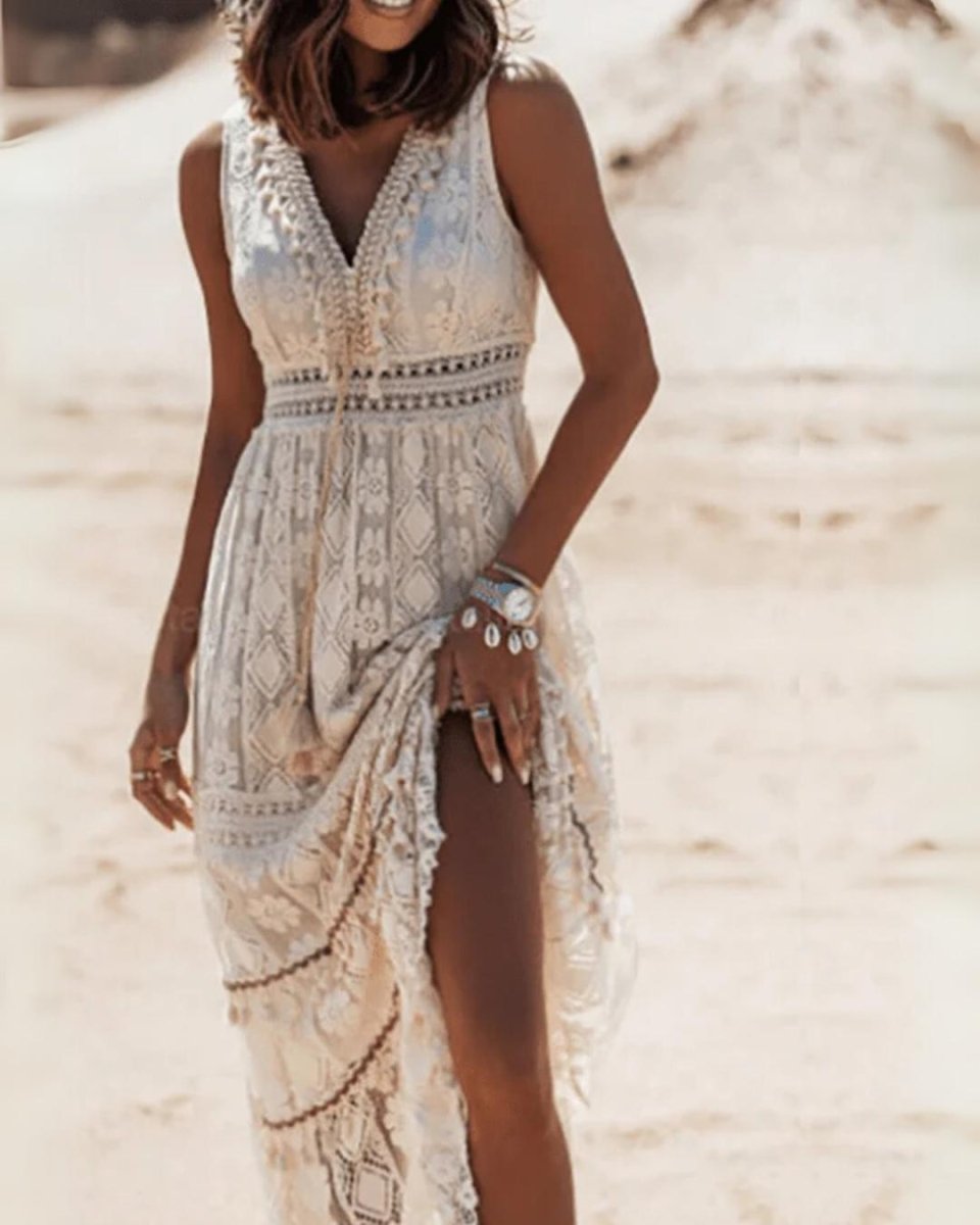 Leichtes Boho-Maxikleid Zelmara