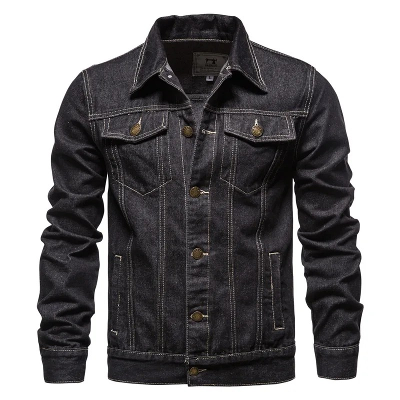 Briyar Klassische Jeansjacke