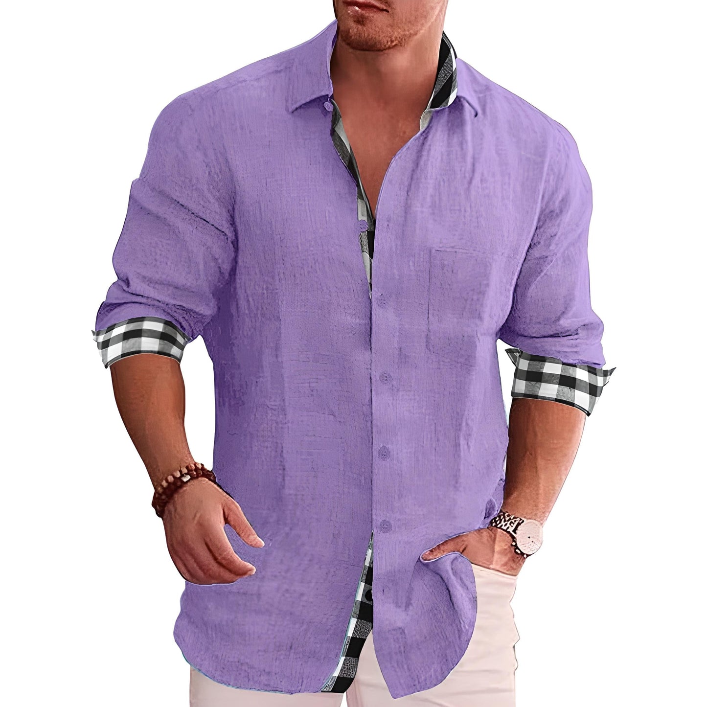 Elegantes Herrenhemd von Designerhand