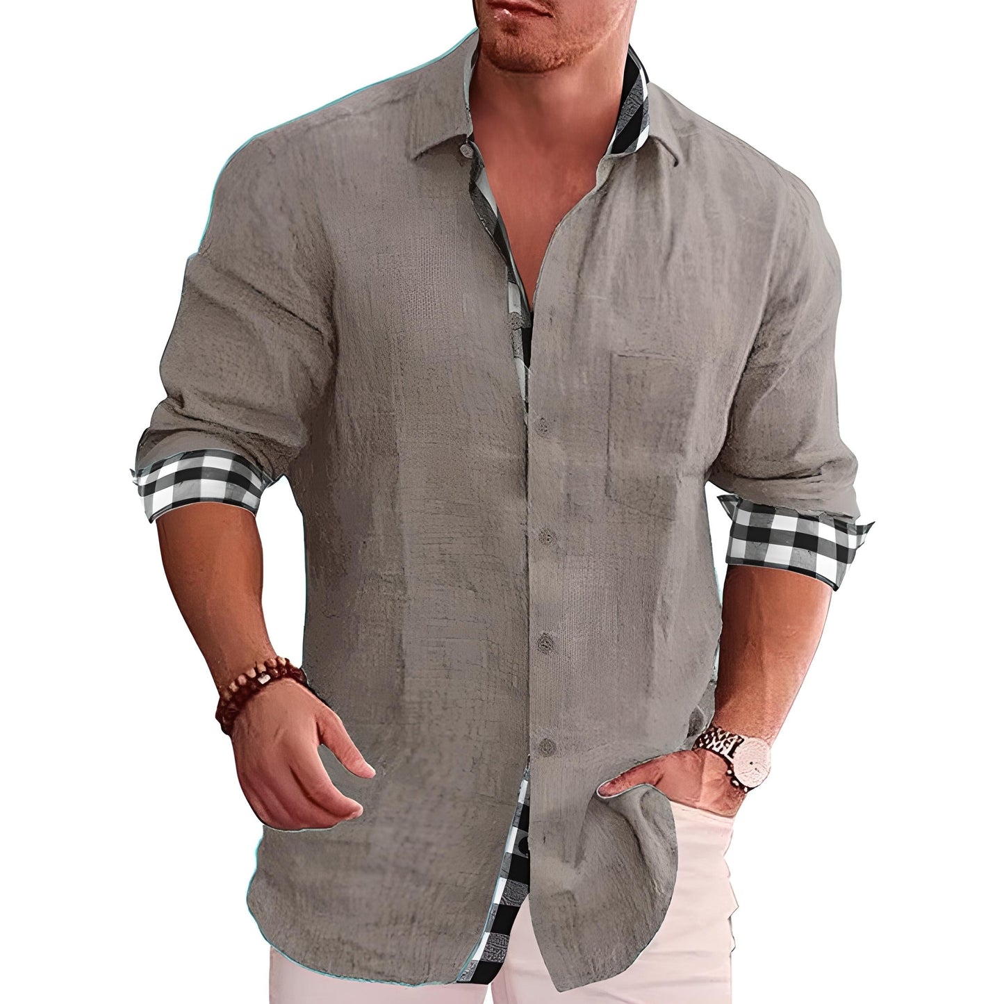 Elegantes Herrenhemd von Designerhand